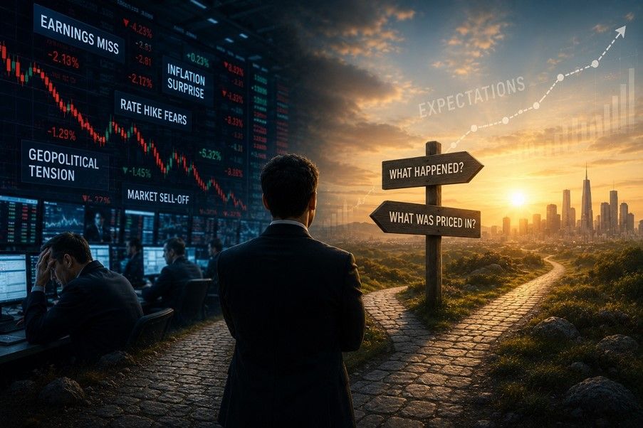 Image for The Market Signal Investors Often Misread: Why Expectations Matter More Than Events
