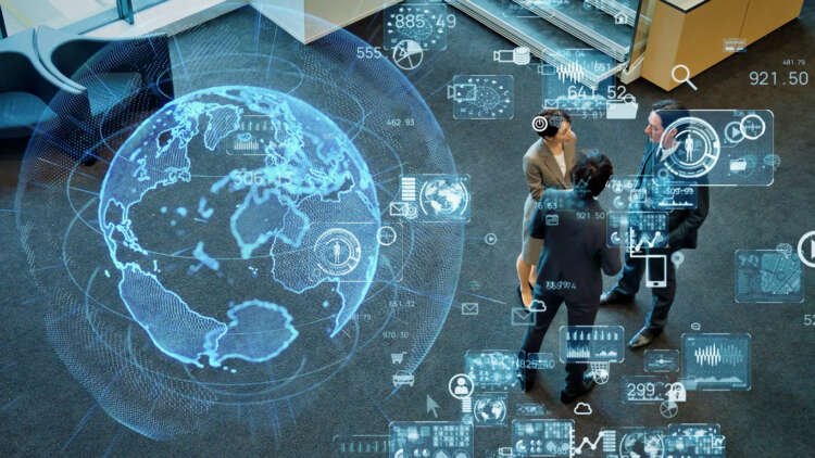 Abstract representation of AI transforming finance departments for agility - Global Banking & Finance Review