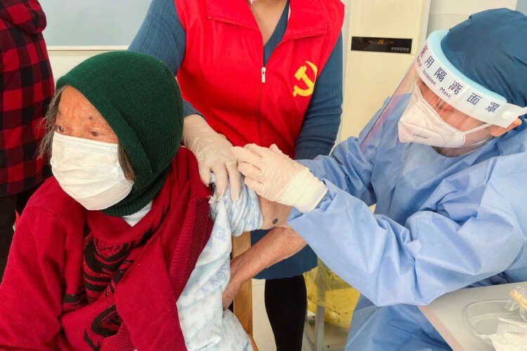 Elderly people receiving COVID-19 vaccinations in Shanghai amid rising concerns - Global Banking & Finance Review
