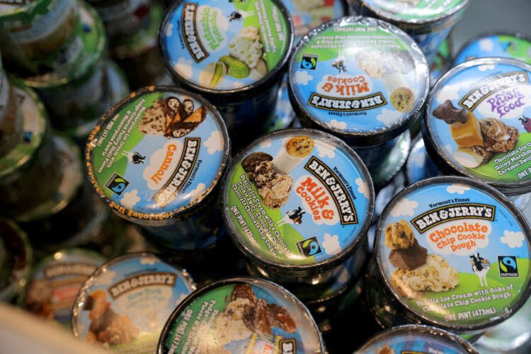 Ben & Jerry's ice cream displayed in a store, highlighting its connection to Unilever and the West Bank sales controversy - Global Banking & Finance Review