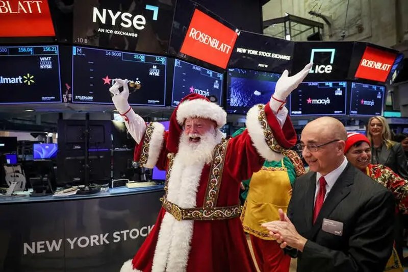 Image for Goldilocks meets Santa as global stocks power to best month in three years