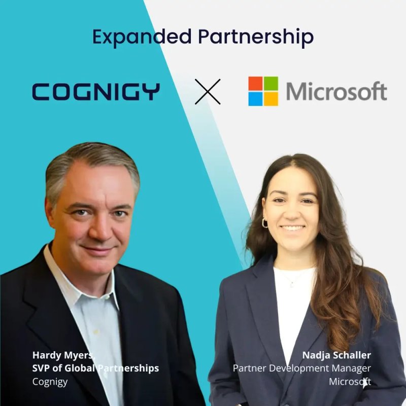 Image for Cognigy Reaches Microsoft Solutions Partner with Certified Software, Empowering Azure Customers with Agentic Enterprise AI Agents