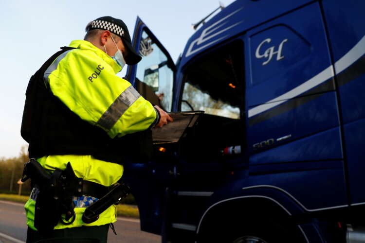 Joint operation by the Police Service of Northern Ireland (PSNI), Driver Vehicle Agency goods enforcement division and Her Majesty’s Revenue and Customs (HMRC), at Belfast Port