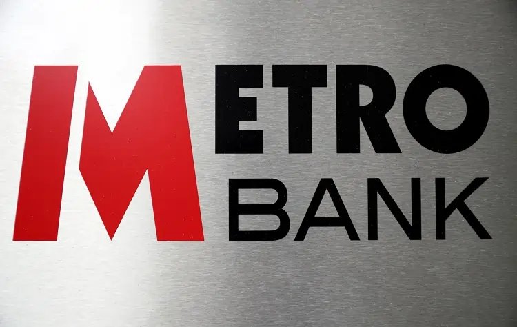 Metro Bank logo with a financial report background illustrating regulatory challenges - Global Banking & Finance Review