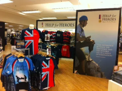 Help for Heroes Debenhams Southampton