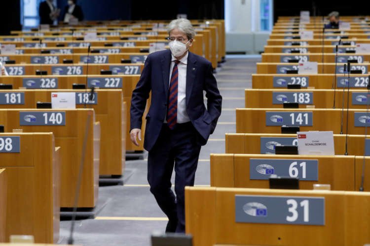 FILE PHOTO: EU Parliament plenary session in Brussels