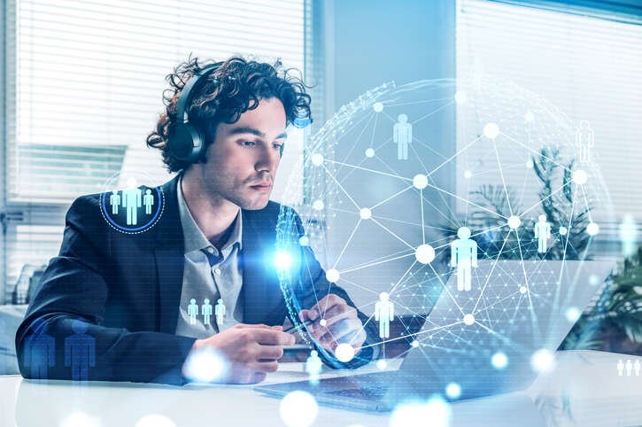 Illustration of generative AI concepts in asset management - Global Banking & Finance Review