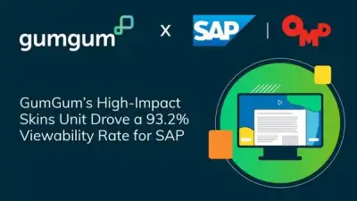 Image for SAP boosts brand awareness using GumGum’s high impact ad formats and VerityTM, GumGum’s advanced contextual targeting solution