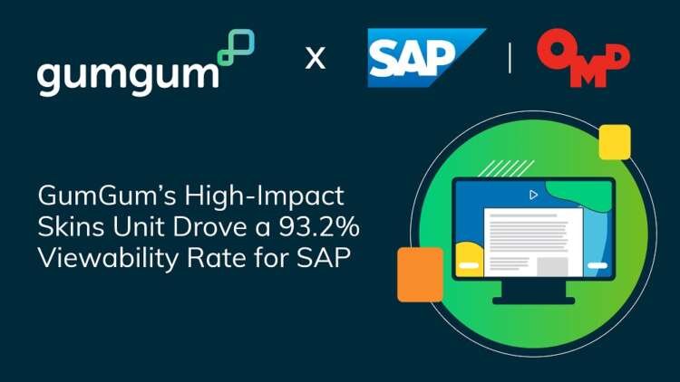 Image for SAP boosts brand awareness using GumGum’s high impact ad formats and VerityTM, GumGum’s advanced contextual targeting solution