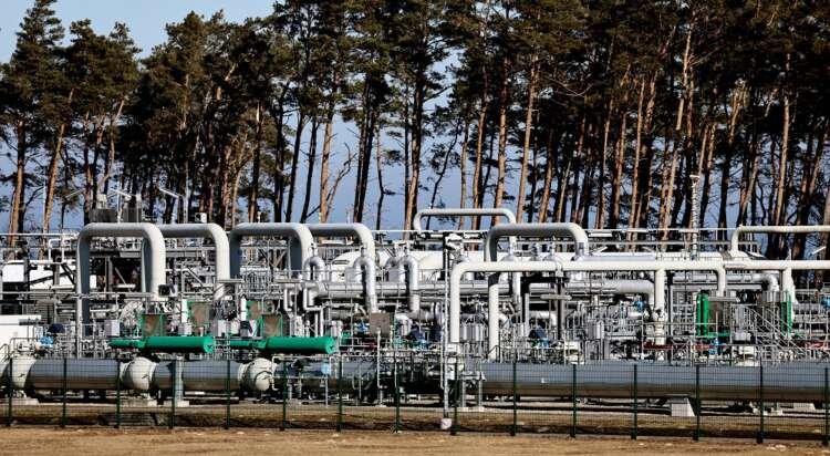 Pipelines at Nord Stream 1 illustrating Russia's gas supply cut to Europe - Global Banking & Finance Review