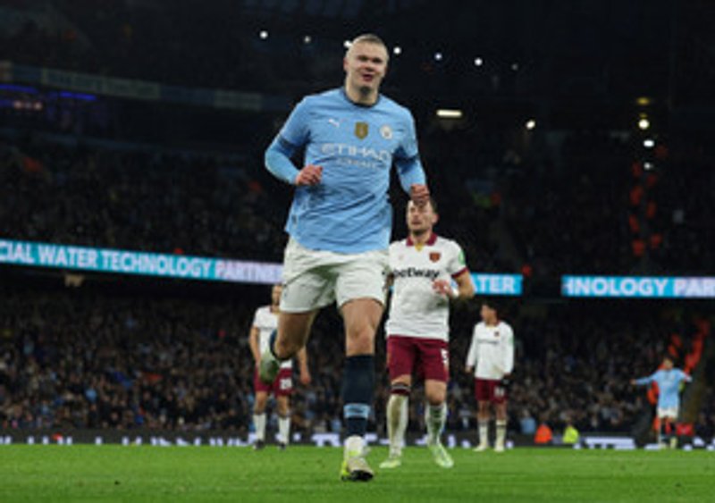 Image for Soccer-Haaland's 10-year contract 'exceptional news' for City, Guardiola says