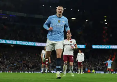 Image for Soccer-Haaland's 10-year contract 'exceptional news' for City, Guardiola says