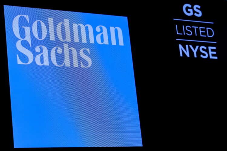 Goldman Sachs logo displayed on NYSE screen, representing investment banking strategies - Global Banking & Finance Review