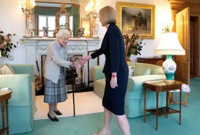 Image for Seeking right tone, new UK PM Truss had to quickly change gear for queen