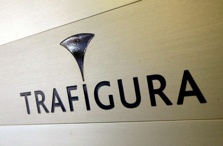 Trafigura logo at company entrance, symbolizing resilience in commodities trading - Global Banking & Finance Review