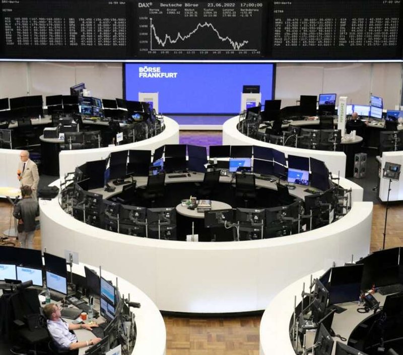 Image for European shares mark strong end to nervous week