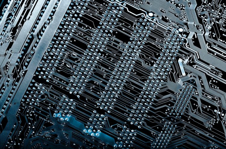 surreal circuit-board