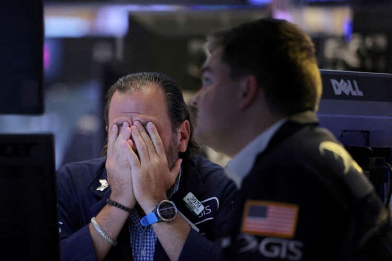 Image for World equities fall, U.S. Treasury yields rise after hawkish Fed