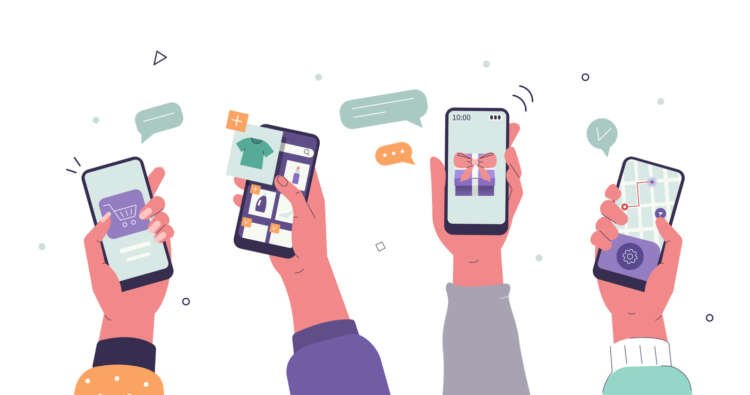 Illustration of a person considering patenting a mobile app idea - Global Banking & Finance Review