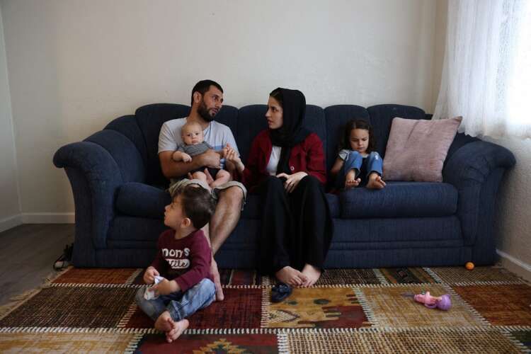 Image for A year of struggle as an Afghan family builds a new life in California