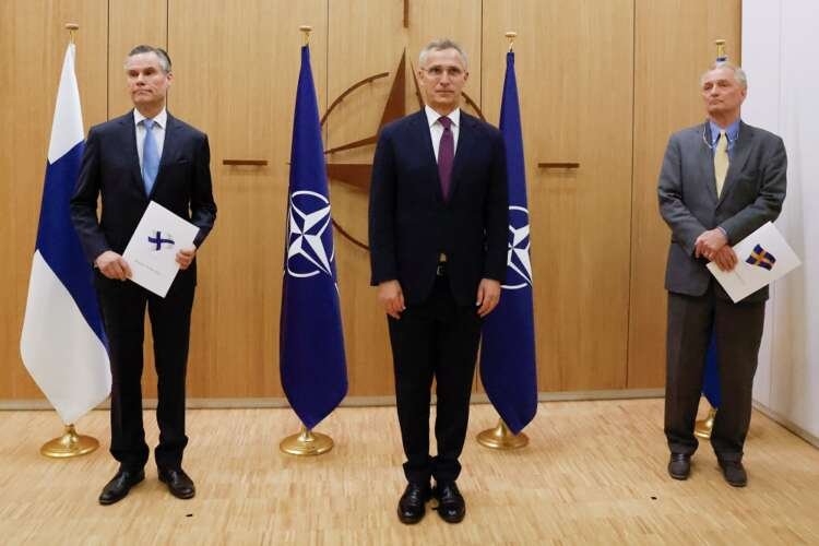 NATO ceremony in Brussels marking Finland and Sweden's application for membership - Global Banking & Finance Review