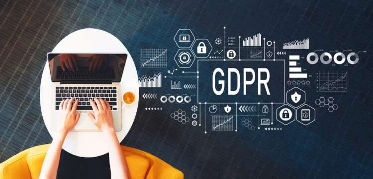 Person using a laptop to discuss GDPR impact on businesses - Global Banking & Finance Review