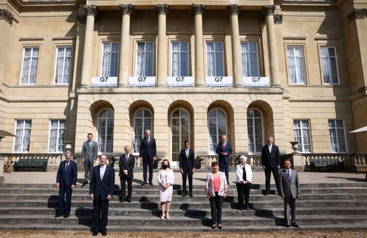 G7 finance ministers meeting in London