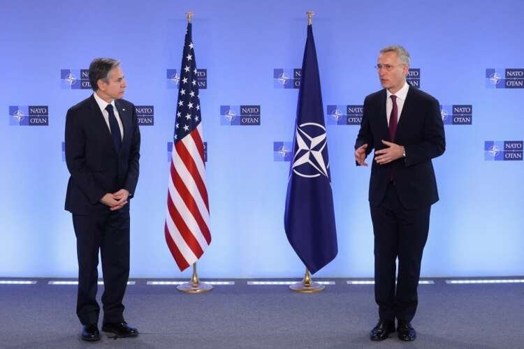 Image for EU eyes more Russia sanctions, NATO wary of Ukraine calls for no-fly zone