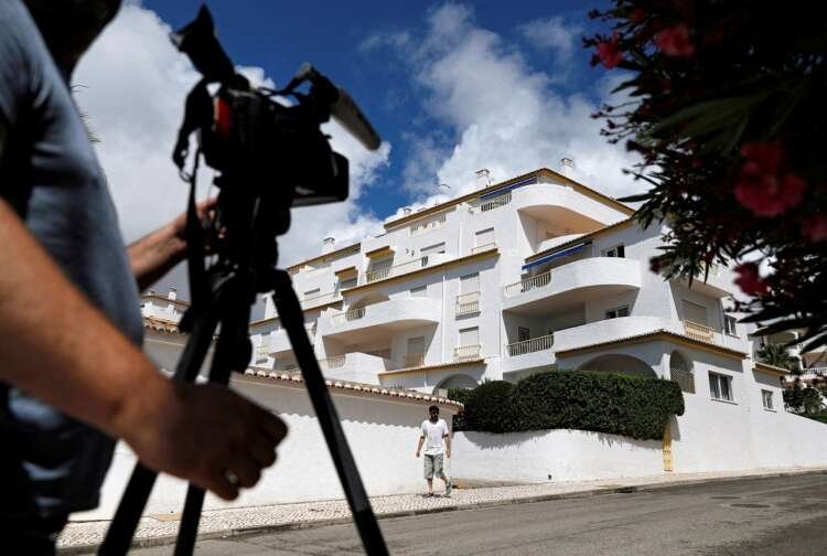 FILE PHOTO: Apartment from where three-year-old Madeleine McCann disappeared in 2007, in Praia da Luz