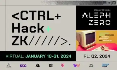 Image for Major Partners to Join the Upcoming Aleph Zero CTRL+Hack+ZK Hackathon