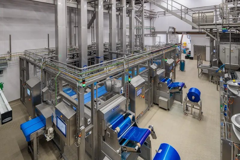 Image for Stäubli robots in packaging line for hard cheese blocks