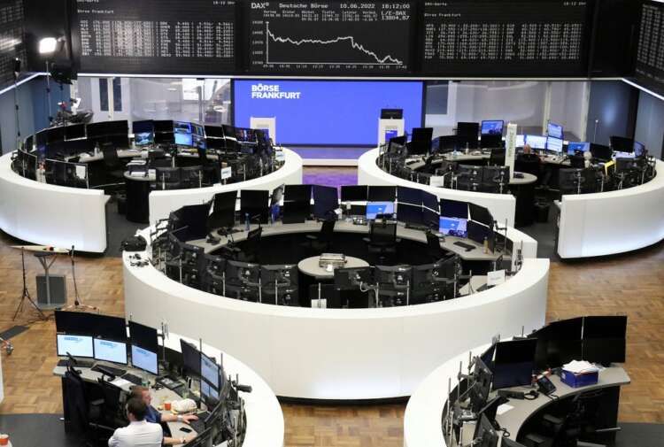 Image for Inflation shock drives European stocks to 3-month lows