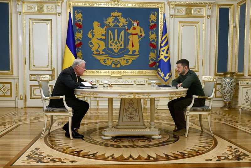 Image for Zelenskiy meets US's Kellogg in Kyiv, joint news conference cancelled