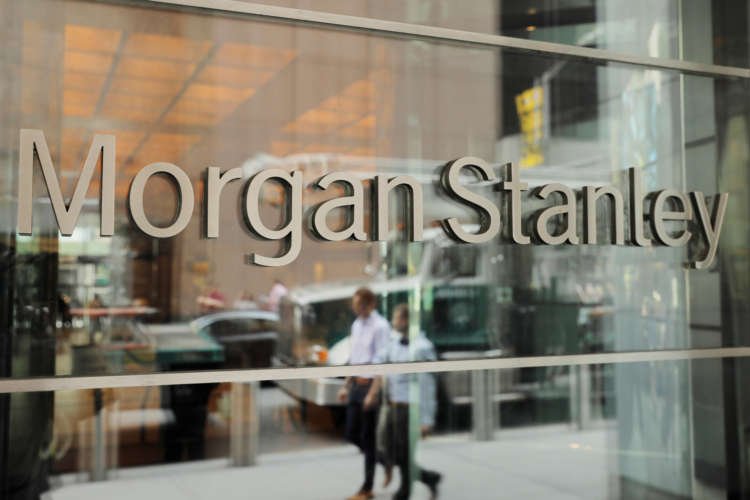 Morgan Stanley building sign reflecting banking industry amidst Scottish independence vote - Global Banking & Finance Review