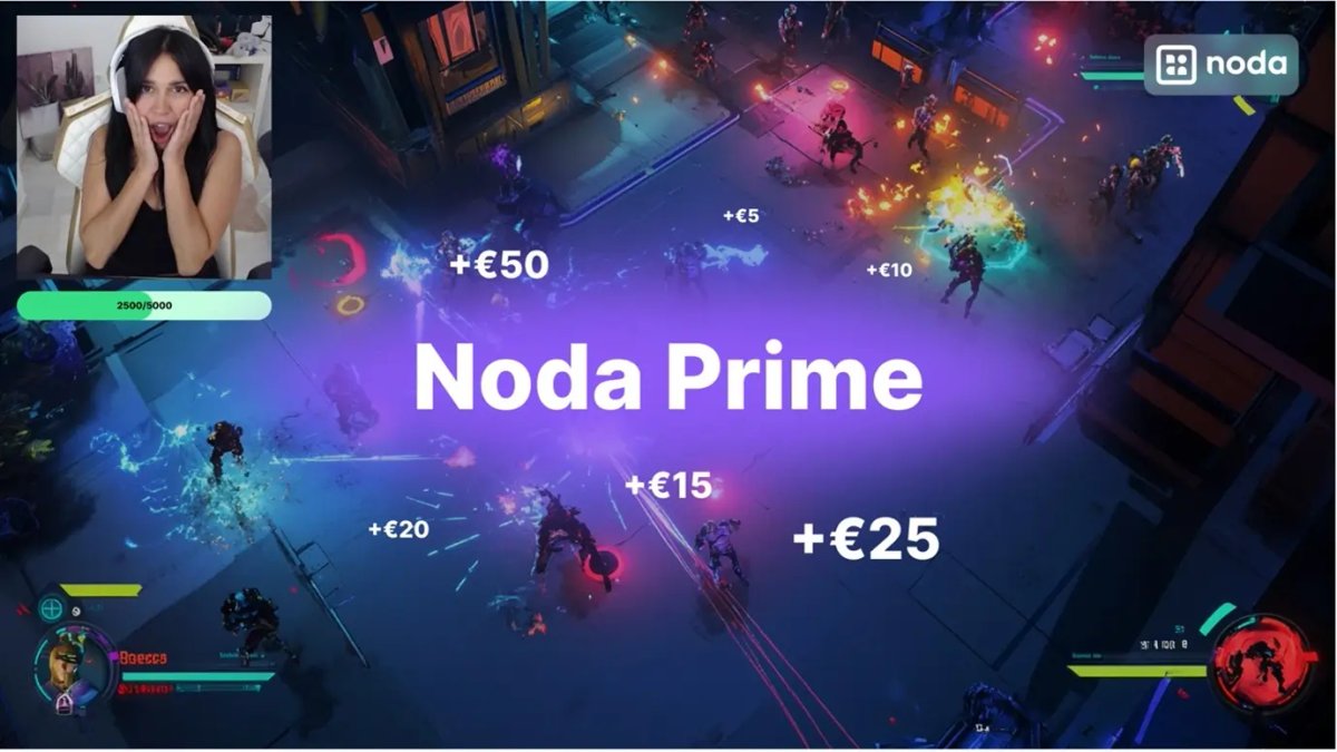 Noda Prime logo showcasing new donation platform for streamers - Global Banking & Finance Review