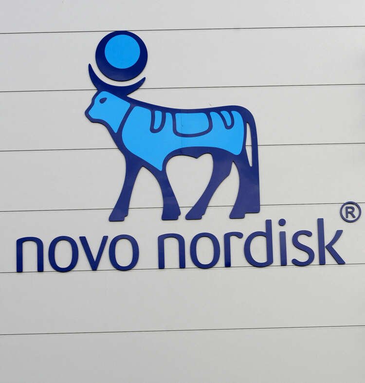 Novo Nordisk logo on production plant, symbolizing investment talks with Biocorp - Global Banking & Finance Review