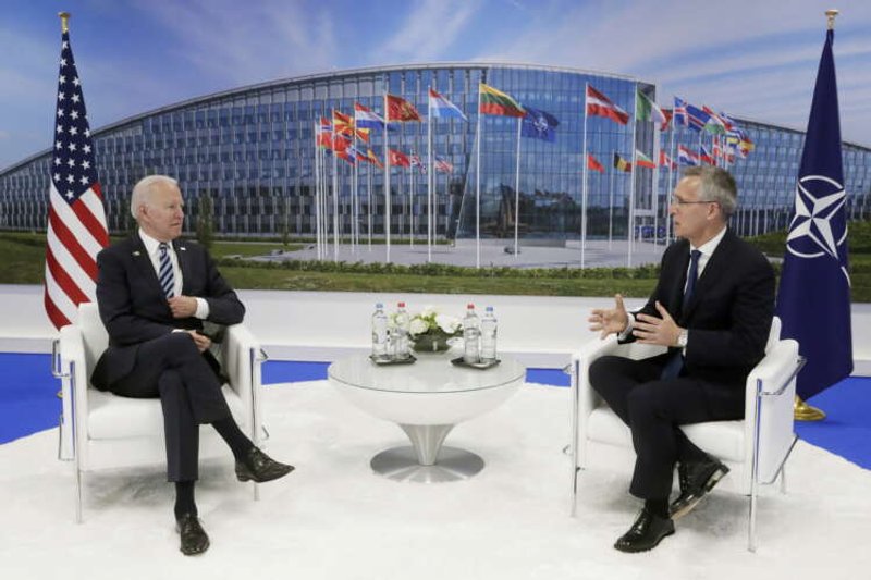 Image for NATO takes tough line on China at first summit with Biden
