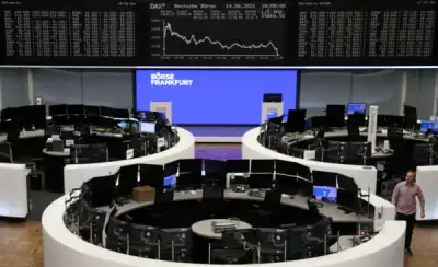 Image for European shares end slightly higher as Fed comes into focus