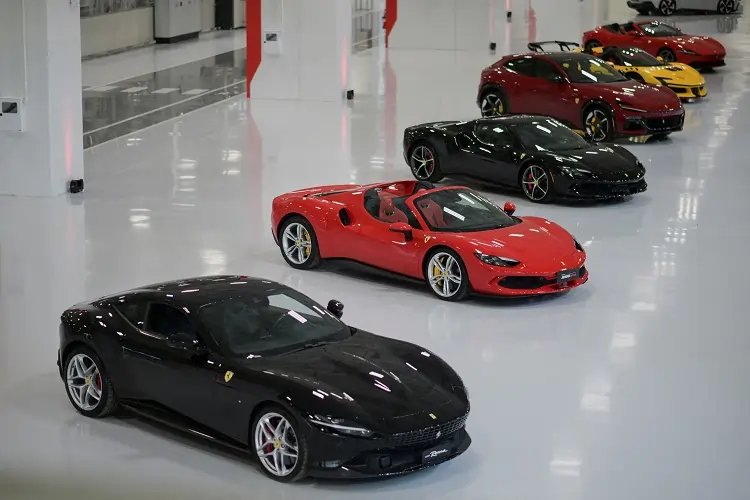 Ferrari sports car showcasing luxury design amid profit rise news - Global Banking & Finance Review