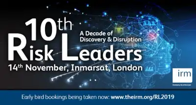 Image for Risk Leaders 2019: A Decade of Discovery & Disruption