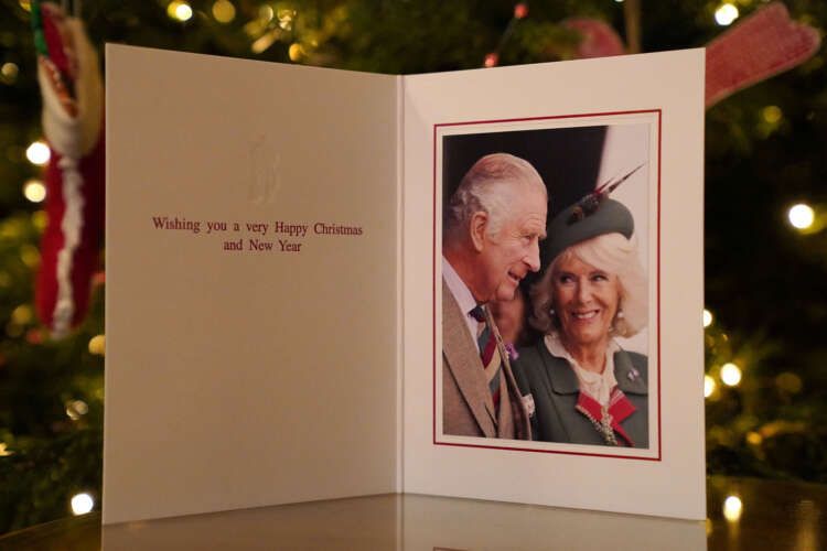 Image for King Charles releases photo for first Christmas card as monarch