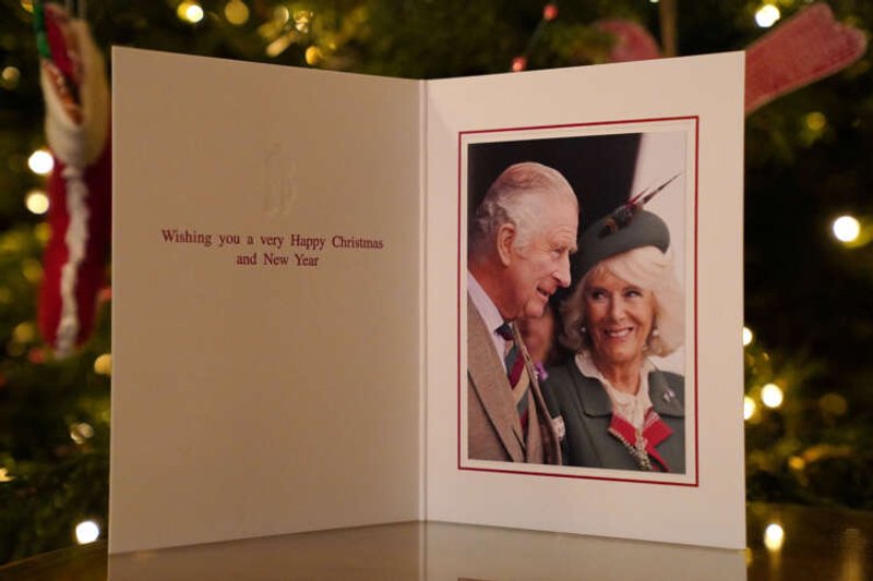 Image for King Charles releases photo for first Christmas card as monarch