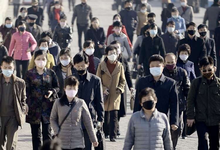 People in Pyongyang wearing masks amid COVID-19 and food shortages - Global Banking & Finance Review