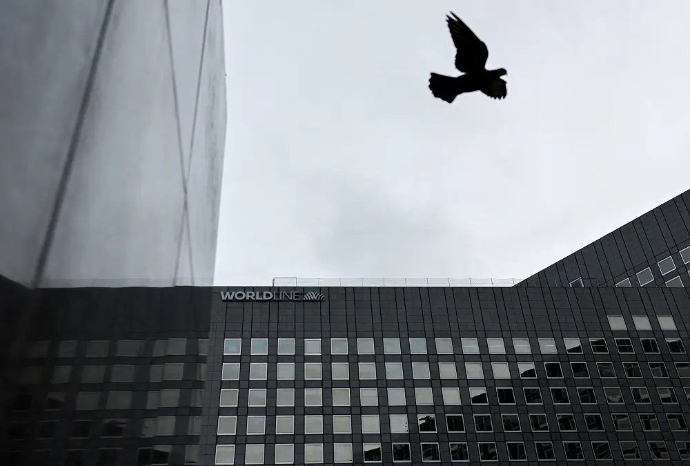 Worldline logo displayed in a financial context representing private equity interest - Global Banking & Finance Review