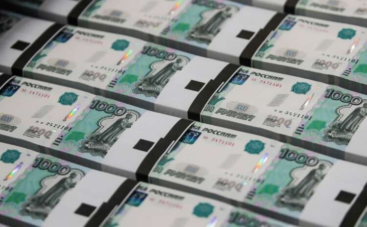 Image for Russian rouble soars to 83 vs dollar before easing, stocks mixed