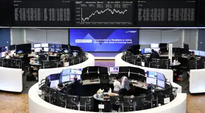 Image for Stocks steady, yields dip ahead of action-packed week