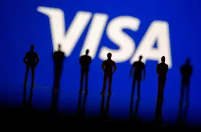 Image for Visa reports rare quarterly revenue miss, shares drop