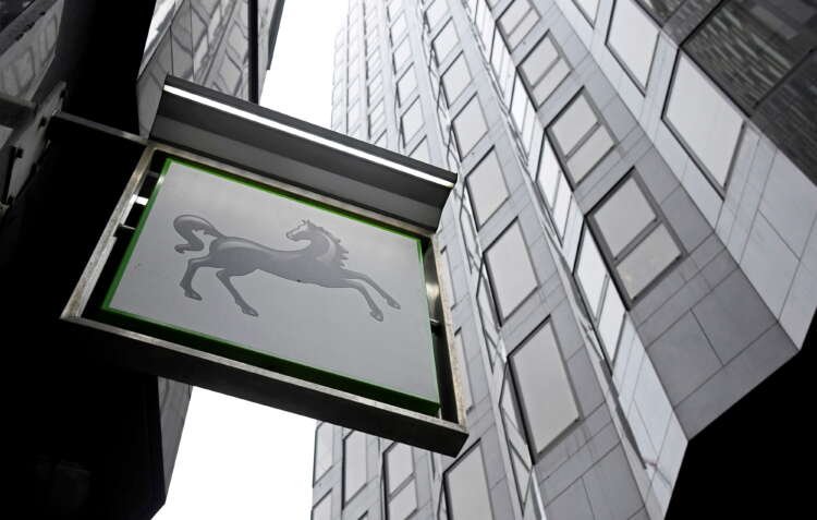 Lloyds Bank logo and financial chart highlighting profit rebound - Global Banking & Finance Review