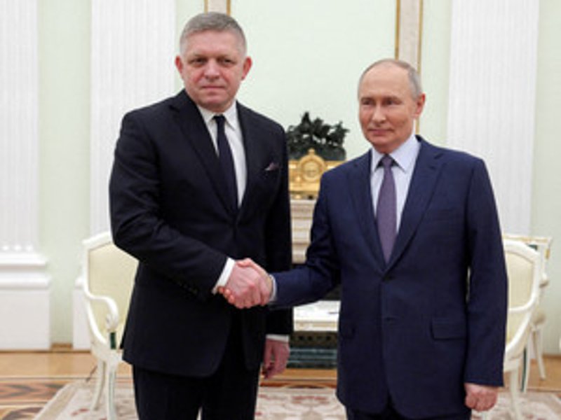 Image for Putin has promised to keep supplying Slovakia with gas, Fico says