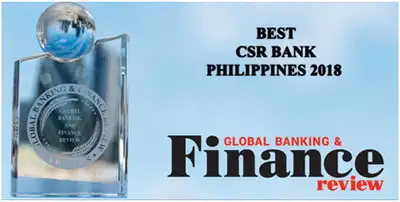 Image for CitySavings named as Best CSR Bank Philippines 2018